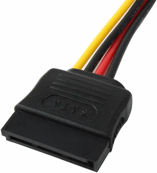 Alt view image 5 of 5 - New 10 Pieces 15 Pin SATA Power Extension Cable - 8" LOT 10