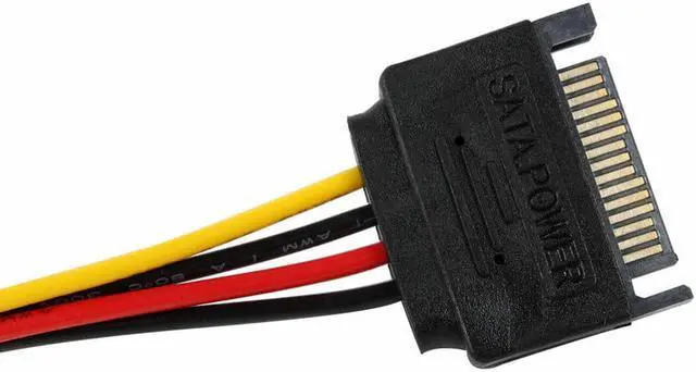Alt view image 4 of 5 - New 10 Pieces 15 Pin SATA Power Extension Cable - 8" LOT 10