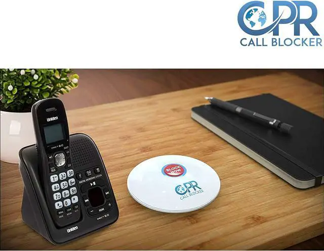 Alt view image 3 of 4 - CPR Call Blocker Shield, Block 2000 Known Robocalls and 1500 Additional Unwanted Calls at a Touch of a Button, Gloss White