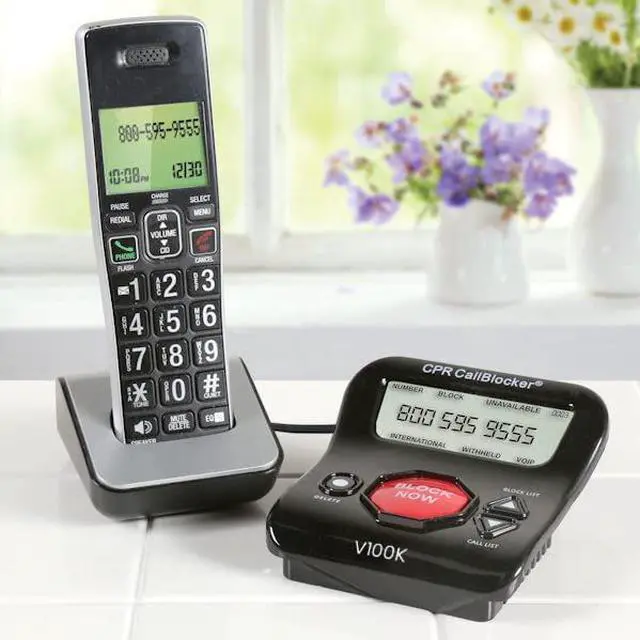 Alt view image 4 of 4 - CPR V100K Call Blocker for Landline Phones  Stop All Unwanted Calls at a Touch of a Button - Join Over 1 Million Satisfied Customers