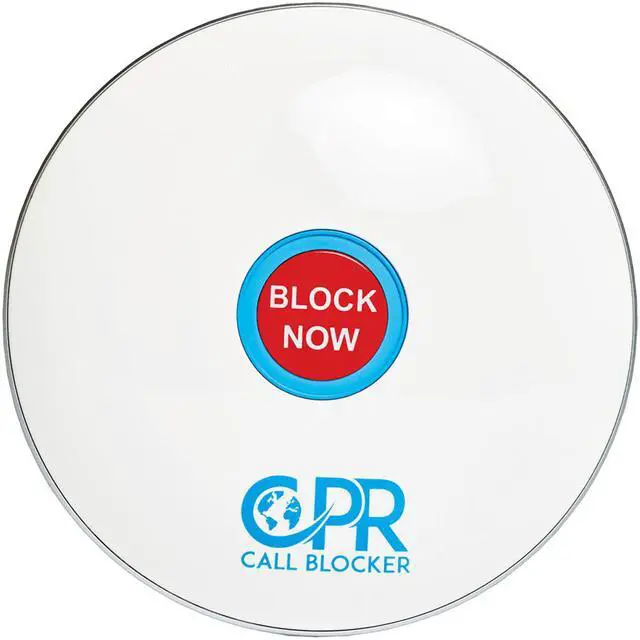 Alt view image 2 of 4 - CPR Call Blocker Shield, Block 2000 Known Robocalls and 1500 Additional Unwanted Calls at a Touch of a Button, Gloss White