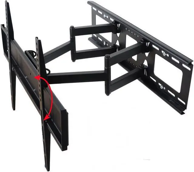 Alt view image 2 of 8 - VideoSecu Tilt Swivel Articulating TV Wall Mount for 32 37 42 49 50 55 60" Samsung LED LCD HDTV UHD Plasma Heavy Duty Full Motion TV Mount with loading 135lbs BK7