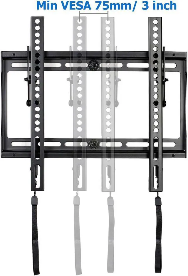 Alt view image 4 of 7 - VideoSecu Tilt TV Wall Mount for Most Vizio Sharp LG Samsung  32" to 85" LCD LED Plasma UHD 4K HDTV Flat Panel Screen Display with VESA 700x400mm, Load 165lbs BXM
