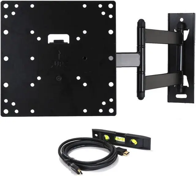 Main image of VideoSecu Tilt Swivel Full Motion Swing Arm TV Wall Mount Bracket for most 22-42 inch LCD LED 3D HDTV Flat Panel Screen Displays - Free 10ft HDMI Cable AB4