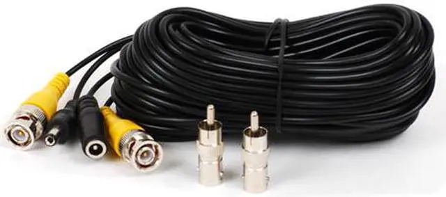 Main image of VideoSecu 150 Feet Pre-made All-in-One Video Power Extension Cable for CCTV Surveillance Security Camera DVR System B7V