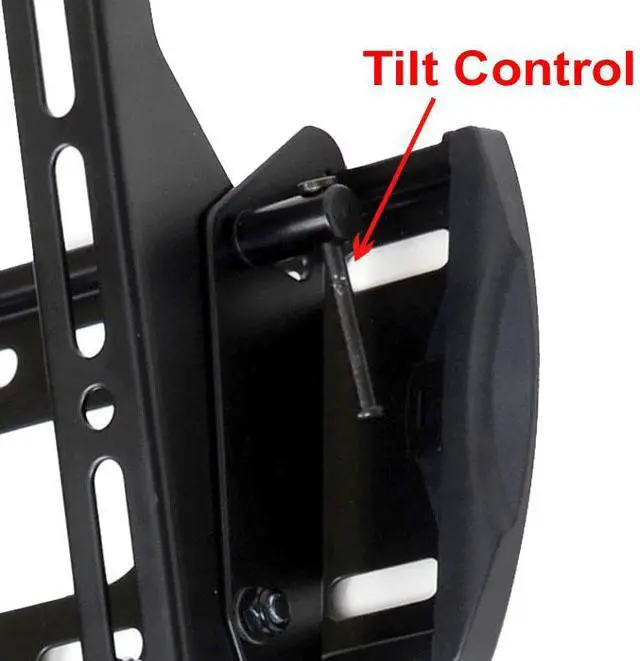 Alt view image 4 of 9 - VideoSecu LCD LED UHD Tilt TV Wall Mount Bracket for 24 26 27 28 32 37 39 40 42 43 46 47 48 50" Plasma 3D HDTV Flat Panel Screen with Max VESA 400x400mm, Loading 55lbs MN1
