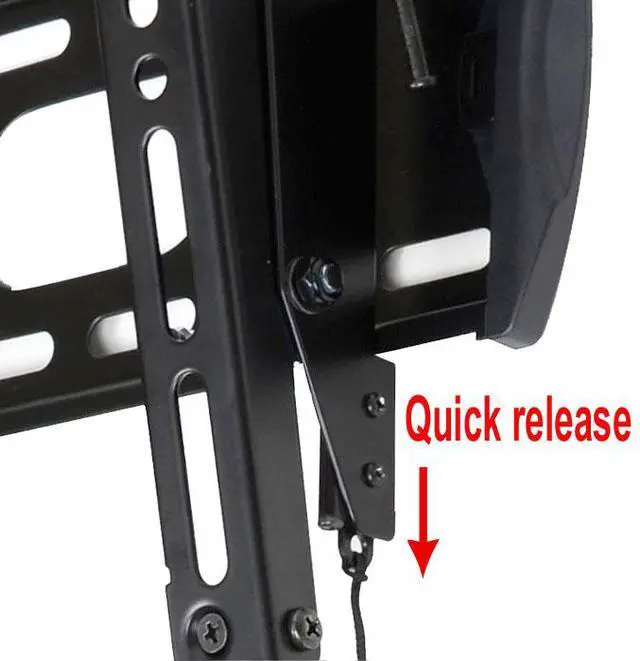 Alt view image 3 of 9 - VideoSecu LCD LED UHD Tilt TV Wall Mount Bracket for 24 26 27 28 32 37 39 40 42 43 46 47 48 50" Plasma 3D HDTV Flat Panel Screen with Max VESA 400x400mm, Loading 55lbs MN1