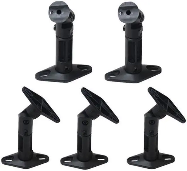 Alt view image 2 of 2 - VideoSecu Black Color 5 Satellite Ceiling Wall Speaker Mounts / Brackets on Wall and Ceiling 1XZ