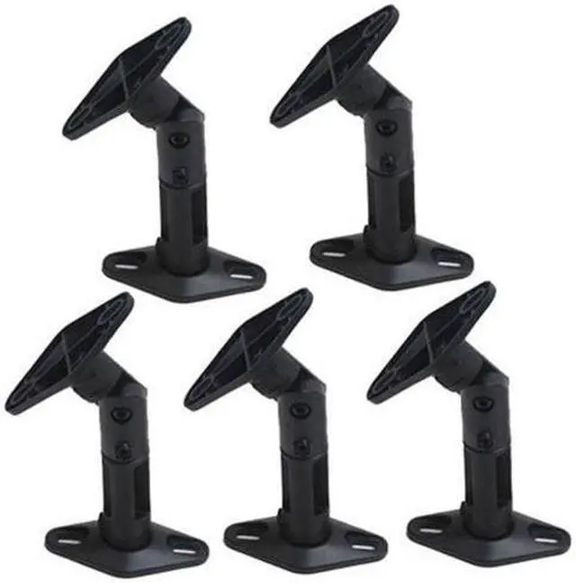 Main image of VideoSecu Black Color 5 Satellite Ceiling Wall Speaker Mounts / Brackets on Wall and Ceiling 1XZ