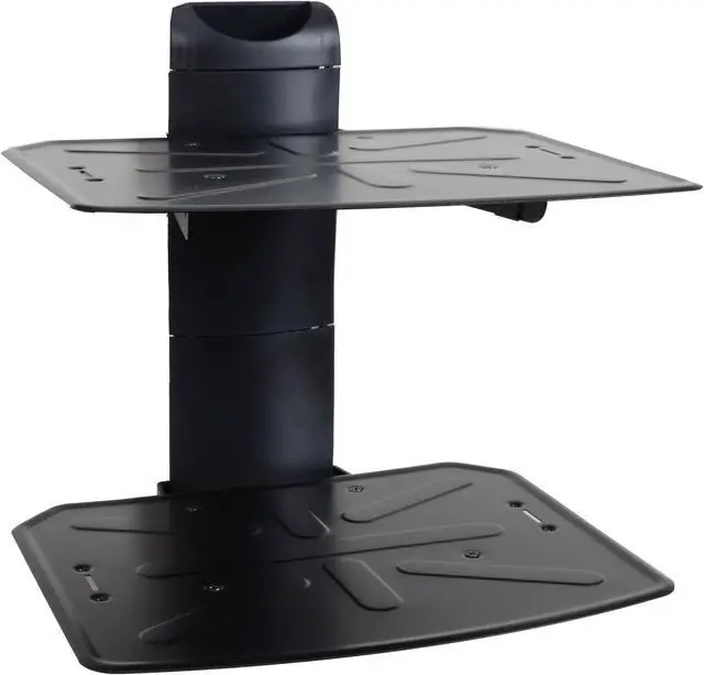 Alt view image 3 of 4 - VideoSecu 2 Tier Shelf Wall Mount Bracket for DVD Players/ DVR/ VCR/ Cable Box/ Stereo/ DDS Receiver/ Media/ Blu-Ray/ Game Consoles/ HD Recorders /AV Accessories/TV Components under LCD LED Plasma WP6