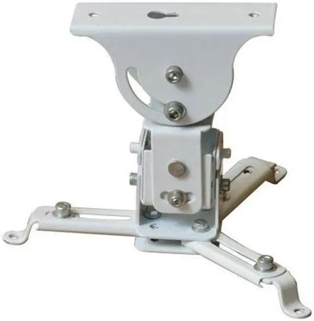 Alt view image 3 of 13 - VideoSecu Tilt Swivel Rotate LCD DLP Projector Ceiling Mount Bracket Fits Flat or Vaulted Ceiling with Extendable Pole - Height Adjustable/ Cable Management 3CA