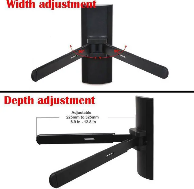 Alt view image 4 of 4 - VideoSecu Full Motion Tilt Swivel Articulating Arm TV Wall Mount for 22 - 42 inch LCD LED Flat Panel Screens Display with DVD DVR VCR Bracket - Free 10ft HDMI Cable bix