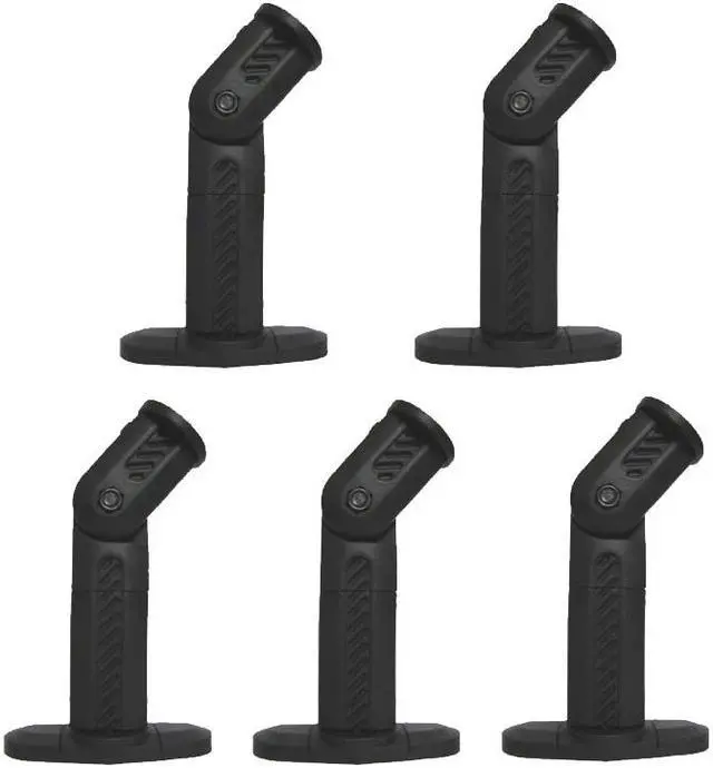 Main image of VideoSecu 5 Black Deluxe Speaker Mounts / Brackets for satellite speakers on Wall and Ceiling 1YR