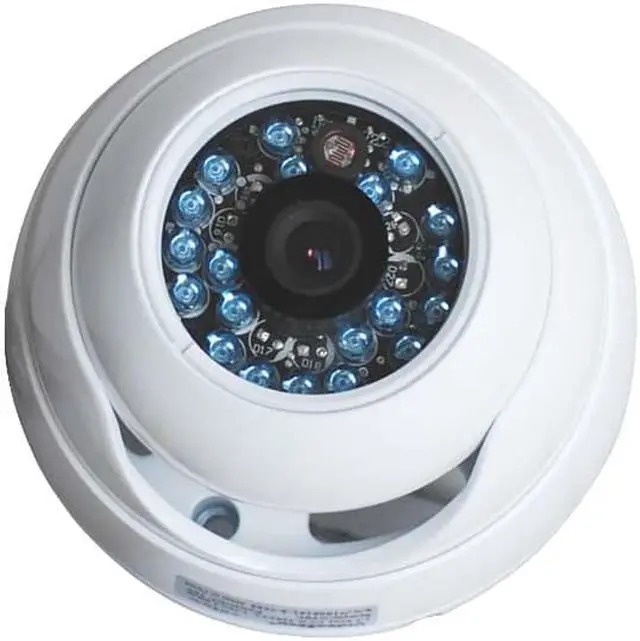 Alt view image 2 of 3 - VideoSecu 4 Pack Weatherproof Outdoor Indoor Vandal-proof Infrared Day Night Vision Security Cameras CCTV Surveillance Built-in 1/3 inch CCD 3.6mm Wide Angle Lens 480TVL with 4 Power Supply 1FI
