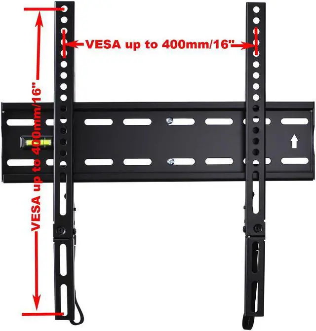 Alt view image 2 of 5 - VideoSecu TV Wall Mount for most 26 27 28 29 32 37 39 40 42 46 48 50 inch TCL Changhong Coby Sanyo Seiki Westignhouse Hisense RCA Dynex Sansui Phillips AOC JVC Insignia Acer LCD LED UHD 1RX