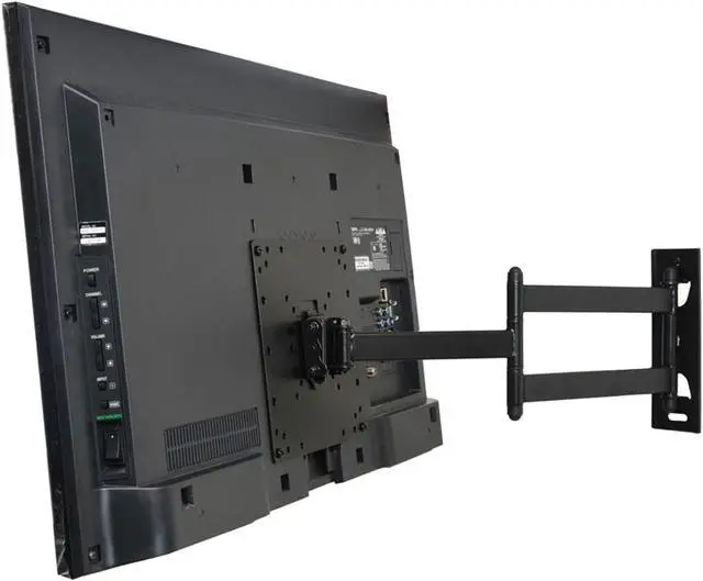 Alt view image 6 of 6 - VideoSecu Tilt Swivel TV Wall Mount for Sansui 22 24 26 28 29 32 39 40 42" SLED3912 SLED4015 SLED4216 SLED4219 LED LCD TV with VESA 200x200/ 100x100mm, load 66lbs, Heavy Duty Low Profile Bracket 3KB