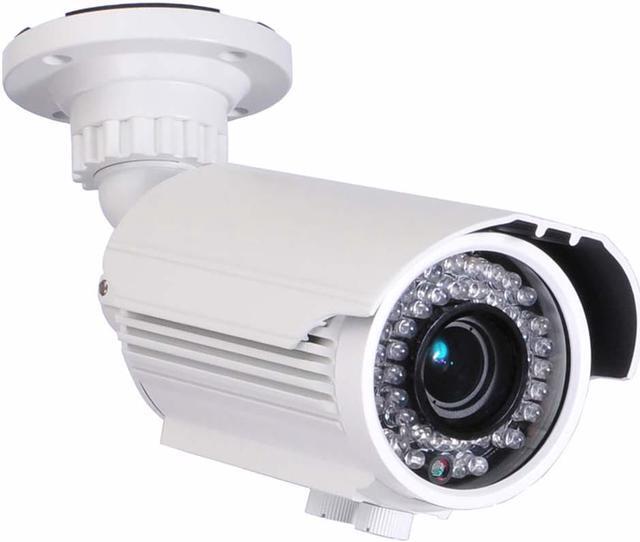 Alt view image 4 of 5 - VideoSecu IR Day Night Vision Outdoor Weatherproof Security Camera Built-in 1/3" Sony CCD Effio 700TVL 4 - 9mm Varifocal 42 LEDs with Power Supply, Cable and Audio Microphone for CCTV Surveillance A82