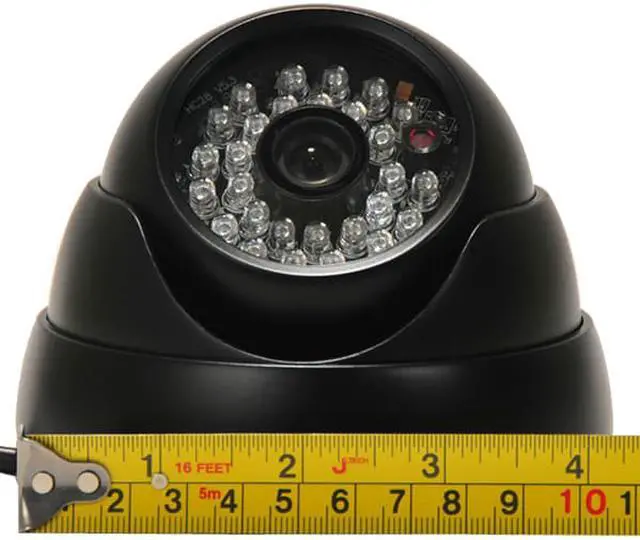 Alt view image 2 of 3 - VideoSecu 4 Outdoor Weatherproof Vandal Proof Security Camera IR Day Night Wide Angle Built-in 1/3" SONY Effio CCD 28 Infrared LEDs 700TVL with 4 Power Supply for CCTV Home Surveillance DVR System bdj
