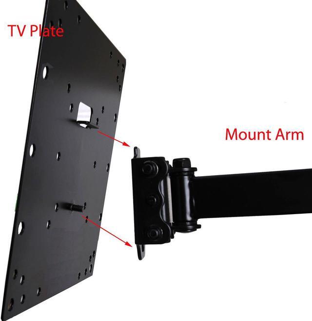 Alt view image 4 of 6 - VideoSecu Tilt Swivel TV Wall Mount for VIZIO 22 24 26 28 29 32 37 39 40 42 inch E420d-A0 E420i-A0 E420i-A1 E420I-B0 E421VO E422VLE LCD LED HDTV Articulating TV Monitor Mount Bracket AB4