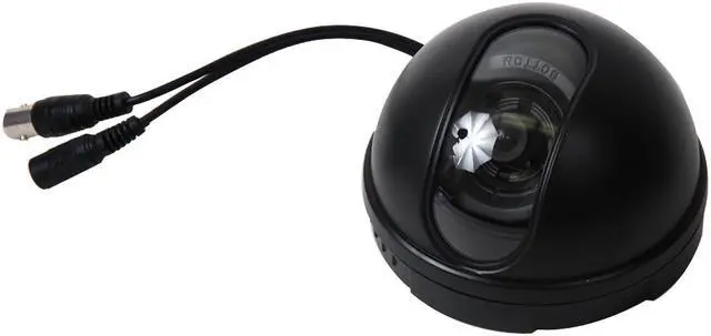 Alt view image 2 of 3 - VideoSecu Dome Indoor Security Camera Built-in Sony CCD 480TVL 3.6mm Wide Angle Lens with Power Supply and Cable for CCTV Home Surveillance DVR System 1OM