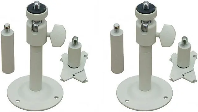 Main image of VideoSecu 2 Pack Universal 2" - 6" Tilt Adjustable Metal Wall Ceiling Video Camera Mount Bracket for CCTV Surveillance Security Camera 1SH