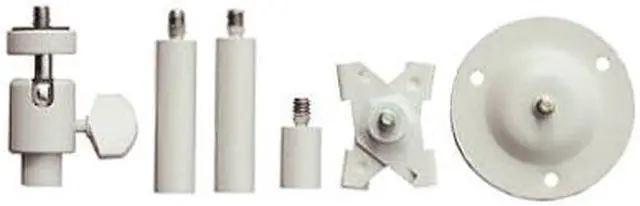 Alt view image 3 of 5 - VideoSecu 4 Pack Universal 2" - 6" Tilt Adjustable Metal Wall Ceiling Video Camera Mount Bracket for CCTV Surveillance Security Camera 1S8