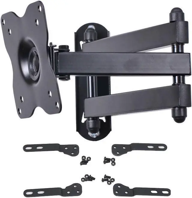 Alt view image 3 of 5 - VideoSecu New Tilt Swivel Rotate Full Motion TV Wall Mount Bracket for most 15 - 37 inch VIZIO Sharp Sony Toshiba LED 3D HDTV LCD UHD with 4 Removable VESA Adapters WS2