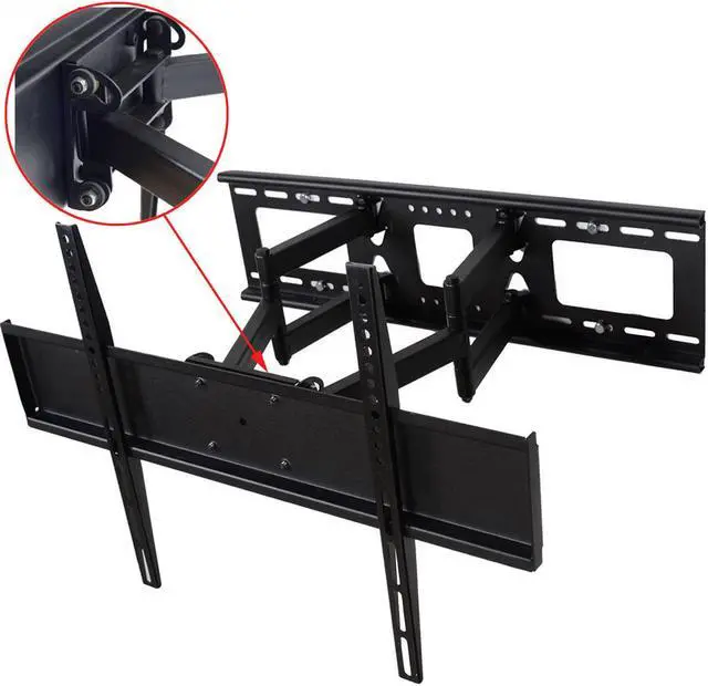 Alt view image 6 of 7 - VideoSecu Dual Arm Full Motion Swivel Tilt TV Wall Mount for most Samsung 37 42 48 50 55 60" UN49KS8000FXZA UN58J5190AFXZA UN65KS8000FXZA LCD LED Plasma HDTV Displays with VESA 600x400/400x400mm BK7