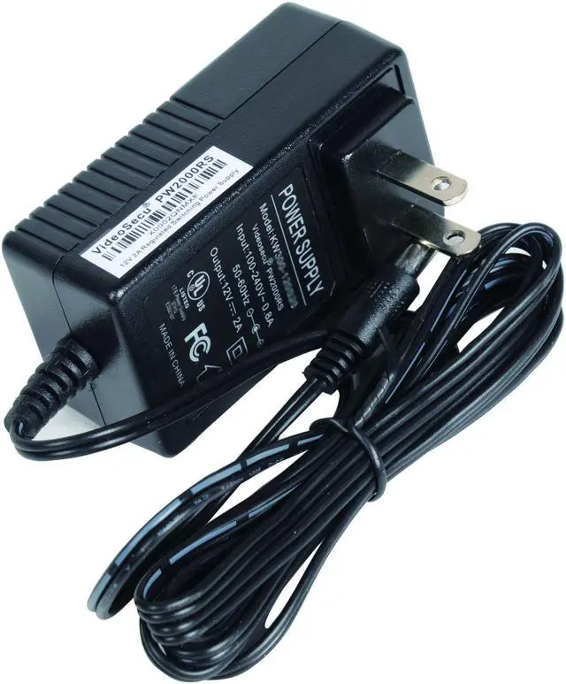 Alt view image 4 of 4 - VideoSecu 12V DC 2A Security Camera Power Supply Adapter 2000mA 100-240V AC Regulated 1i1