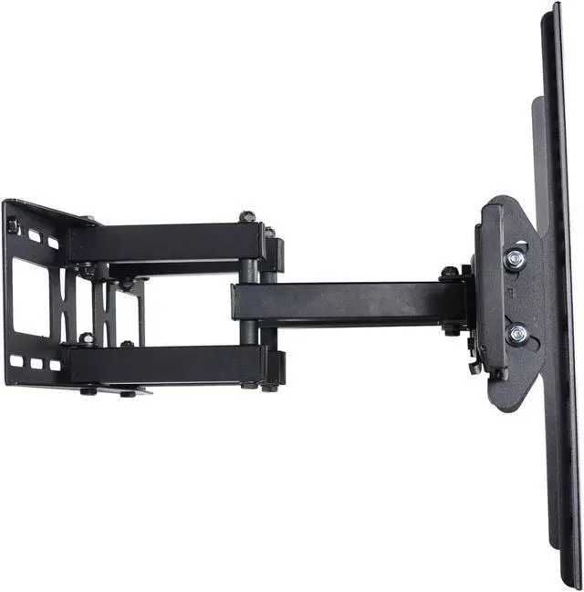 Alt view image 6 of 7 - VideoSecu Dual Arm Full Motion Tilt Swivel TV Wall Mount for Sharp 55 inch LCD LED UHD LC-55UB30U LC-55LE653U LC-55LE643U Heavy Duty Articulating Bracket with Max VESA 400x400mm BGW