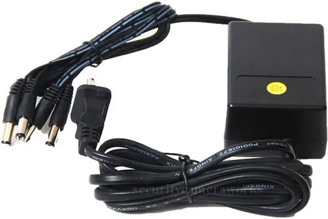 Main image of VideoSecu 4 Channel 12V DC 2000mA Power Adapter AC 100V-240V to DC 12V for CCTV Surveillance Security Camera DVR System BF3
