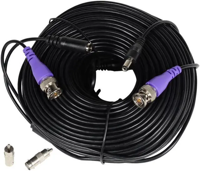 Alt view image 3 of 7 - VideoSecu 8x150ft Video Power Cable for AHD HD-CVI HD-TVI HD Analog Security Camera Surveillance with Free BNC RCA Connectors B5O