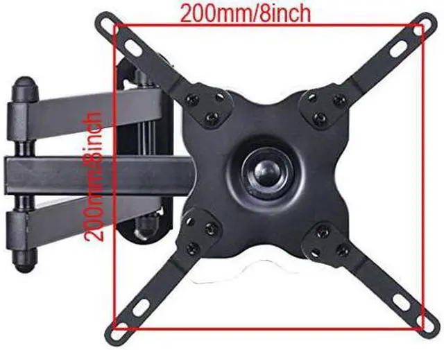 Alt view image 3 of 5 - VideoSecu Tilt Swivel Rotate TV Monitor Wall Mount for most 17- 37" Plasma LCD LED TV, some LED up to 39" with 200x200/ 100x100/ 75x75mm for Toshiba 32L220U Westinghouse WD32HB1120-C LG 32LH570B WS2