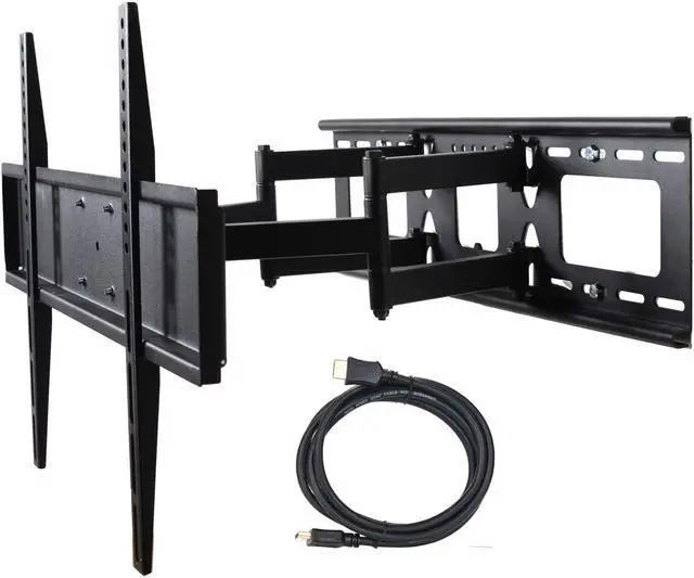 Main image of VideoSecu Dual Arm Full Motion Swivel Tilt TV Wall Mount for most Samsung 37 42 48 50 55 60" UN49KS8000FXZA UN58J5190AFXZA UN65KS8000FXZA LCD LED Plasma HDTV Displays with VESA 600x400/400x400mm BK7