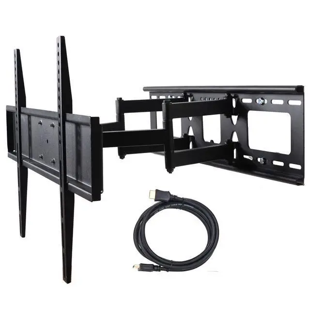 Alt view image 6 of 17 - VideoSecu Tilt Swivel Articulating TV Wall Mount for 32 37 42 49 50 55 60" Samsung LED LCD HDTV UHD Plasma Heavy Duty Full Motion TV Mount with loading 135lbs BK7
