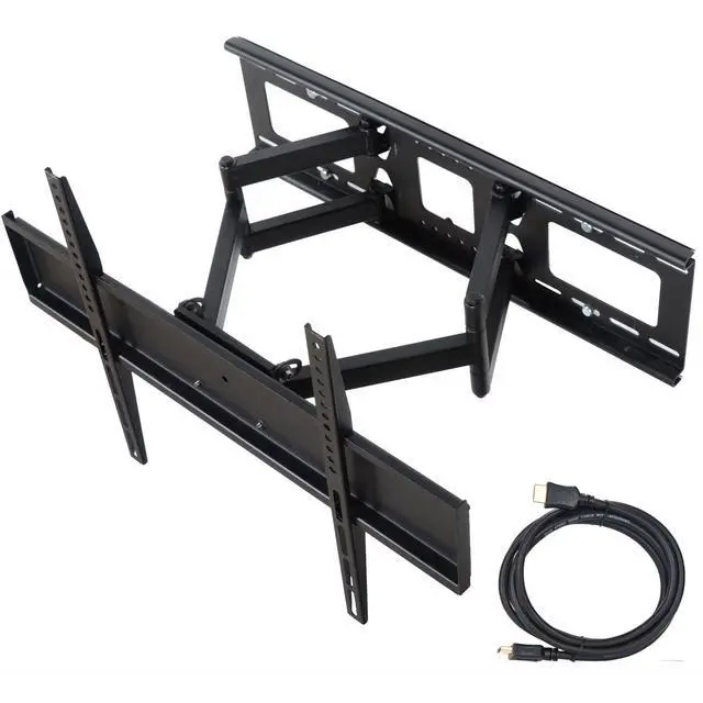 Alt view image 8 of 17 - VideoSecu Tilt Swivel Articulating TV Wall Mount for 32 37 42 49 50 55 60" Samsung LED LCD HDTV UHD Plasma Heavy Duty Full Motion TV Mount with loading 135lbs BK7