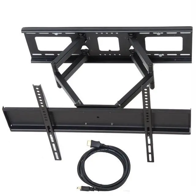 Alt view image 9 of 17 - VideoSecu Tilt Swivel Articulating TV Wall Mount for 32 37 42 49 50 55 60" Samsung LED LCD HDTV UHD Plasma Heavy Duty Full Motion TV Mount with loading 135lbs BK7