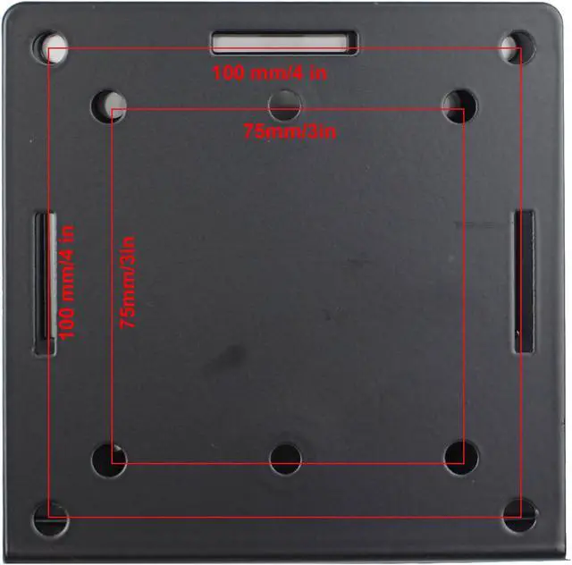 Alt view image 4 of 20 - VideoSecu Small Device Mount for some Blu-ray Disc/DVD Player, DVR, Digital Media Player, TV Cable Box, AV Components, Gaming Console, Modems Holder Shelf 1WM