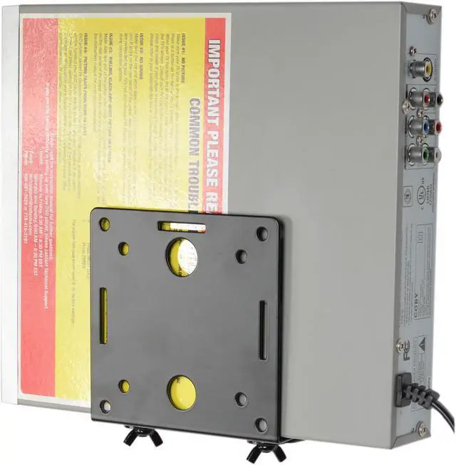 Alt view image 7 of 20 - VideoSecu Small Device Mount for some Blu-ray Disc/DVD Player, DVR, Digital Media Player, TV Cable Box, AV Components, Gaming Console, Modems Holder Shelf 1WM