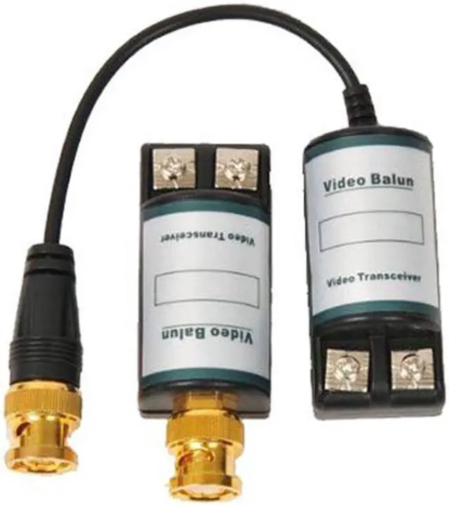 Main image of VideoSecu 10 Pairs of Passive CCTV Security Camera BNC Video Balun Transceiver Coax Cat5 Connection M47