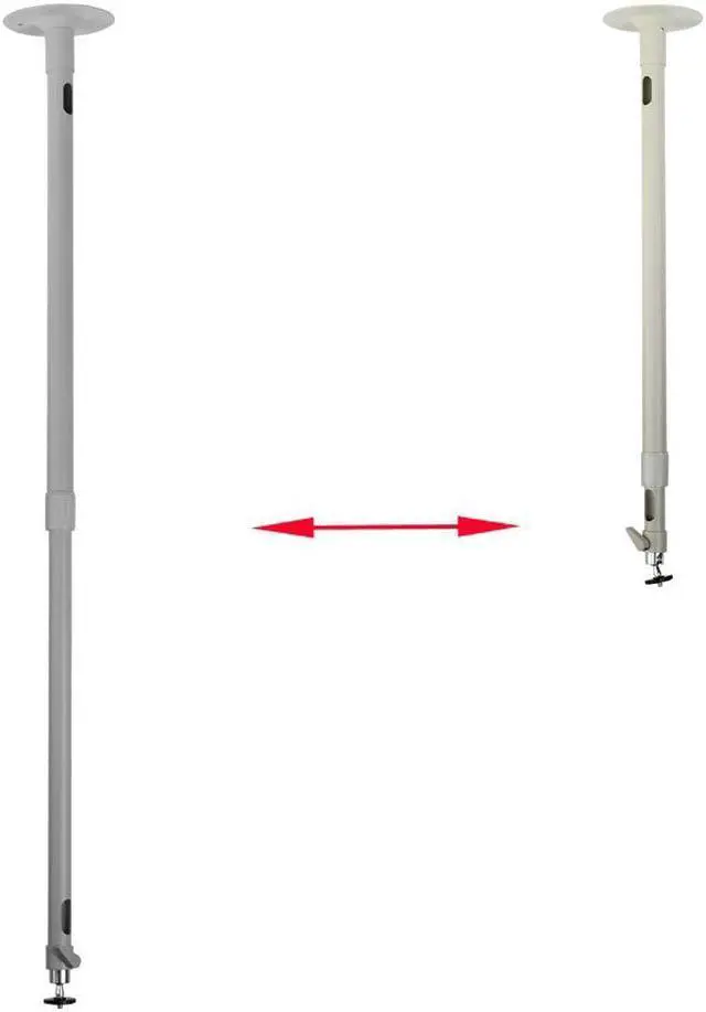 Alt view image 2 of 2 - VideoSecu Aluminum Tilt Swivel Adjust Long 24" - 40" Security Camera Ceiling Mount Bracket for CCTV Surveillance 1PI