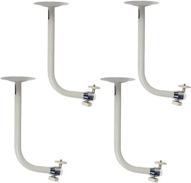 Main image of VideoSecu 4x Heavy Duty Aluminum Alloy Tilt Swivel Wall Ceiling Mount Bracket for CCTV Security Surveillance Camera WUM
