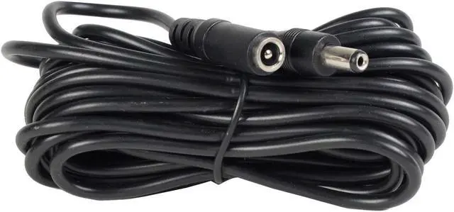 Alt view image 2 of 4 - VideoSecu 15ft 12V DC Power Adapter Cable Pigtail Plug Extension Wire Cord 2.1mm x 5.5mm for CCTV Security Surveillance Camera W1U