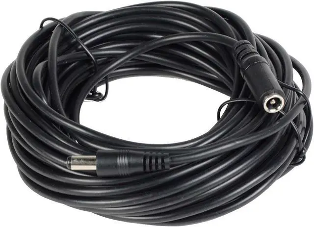 Alt view image 2 of 6 - VideoSecu 33ft CCTV Security Camera 12V DC Power Supply Cable Pigtail Plug Extension Cord 2.1mm x 5.5mm for Surveillance DVR System W2U