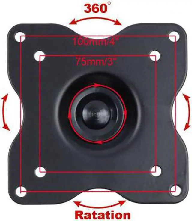 Alt view image 2 of 5 - VideoSecu Swivel Tilt TV Wall Mount Monitor Bracket for 15-29" LCD LED Flat Panel Screen VIZIO D24h-E1 D24hn-E1 LG 22LH4530-P 24LF4520-WU 24LF454B 24LF4820-BU VESA 100/75 mm W27