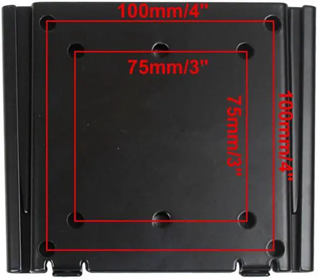 Alt view image 2 of 4 - VideoSecu TV Monitor Wall Mount for 19 20 22 23 24 26 27 28 29 inch Vizio D24-D1 D24hn-D1 D24h-E1 D24hn-E1 Sceptre E195BV-SR E195BD-SR E246BD-F E246BV-F LED LCD HDTV Flat Panel Screen Display 1EA