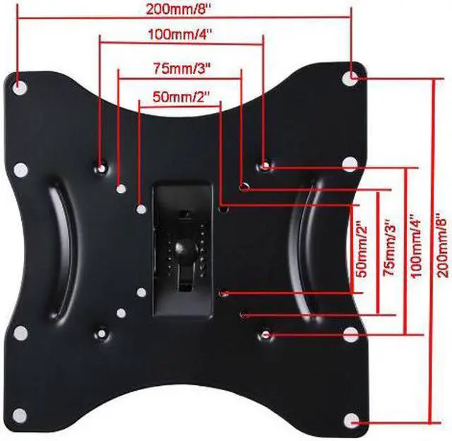 Alt view image 2 of 5 - VideoSecu Tilt Swivel TV Wall Mount for 22-40 inch LCD LED HDTV Flat Panel Screen VIZIO D24h-E1 D24hn-E1 D32f-E1 D32hn-E0 D32hn-E1 D39f-E1 D39hn-E0 D40f-E1 D40n-E3 VESA 200/100/75mm BT1