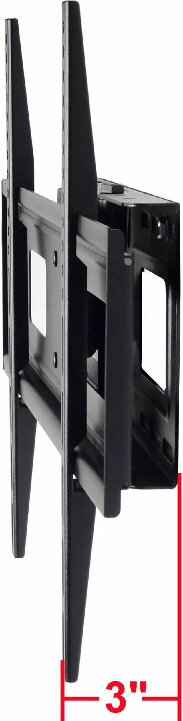 Alt view image 4 of 7 - VideoSecu Articulating Full Motion TV Wall Mount for most 32" - 60" LED LCD OLED HDTV Plasma Flat Screen with Max VESA 600x400mm, Swivel Tilt Extension Arm TV Mount Bracket BR5