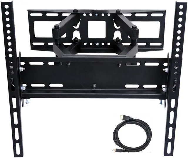 Main image of VideoSecu LCD LED HDTV Dual Arm TV Wall Mount for most 26"-55" Plasma Television Tilt Swivel Rotate Full Motion TV Bracket with VESA 400x400/ 300x300, Max Load 135lbs, Extend 16", Cable Management BGW