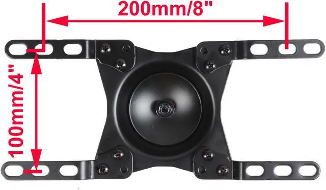 Alt view image 6 of 7 - VideoSecu Tilt LCD LED TV Wall Mount for 15 17 19 20 22 24 26 27 28 32 39 inch Monitor HDTV Flat Panel Screen Displays with VESA 200x200/ 200x100/ 100X100/ 75X75, sliding plate design W06